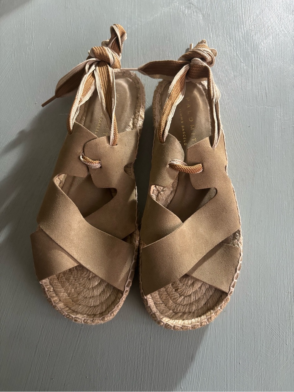 Paloma Barceló Adaya Wrap Espadrille Sandals EU 40
